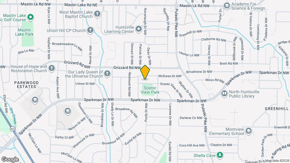 2710 Scenic View Dr NW Mapa y Detalles de la Ubicación
