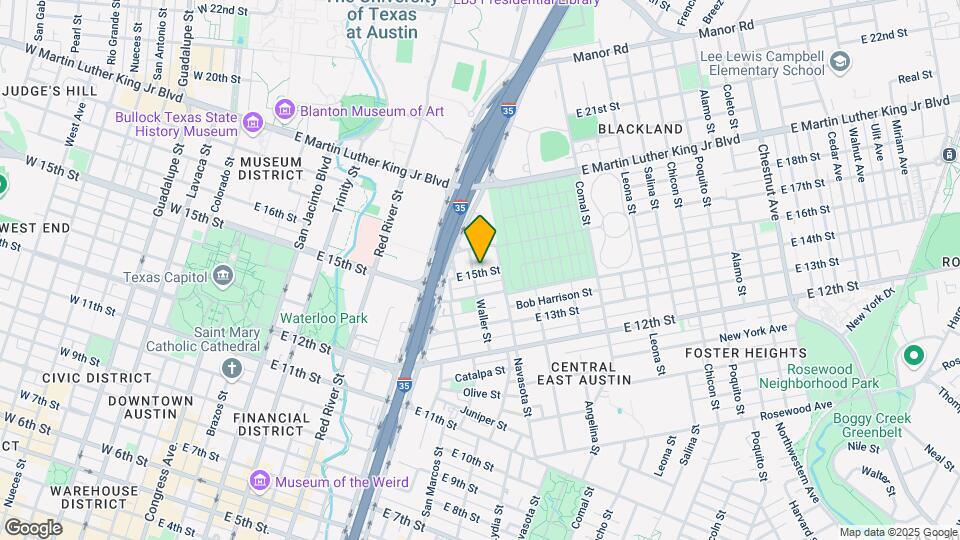 1002 E 15th St Map and Location Details
