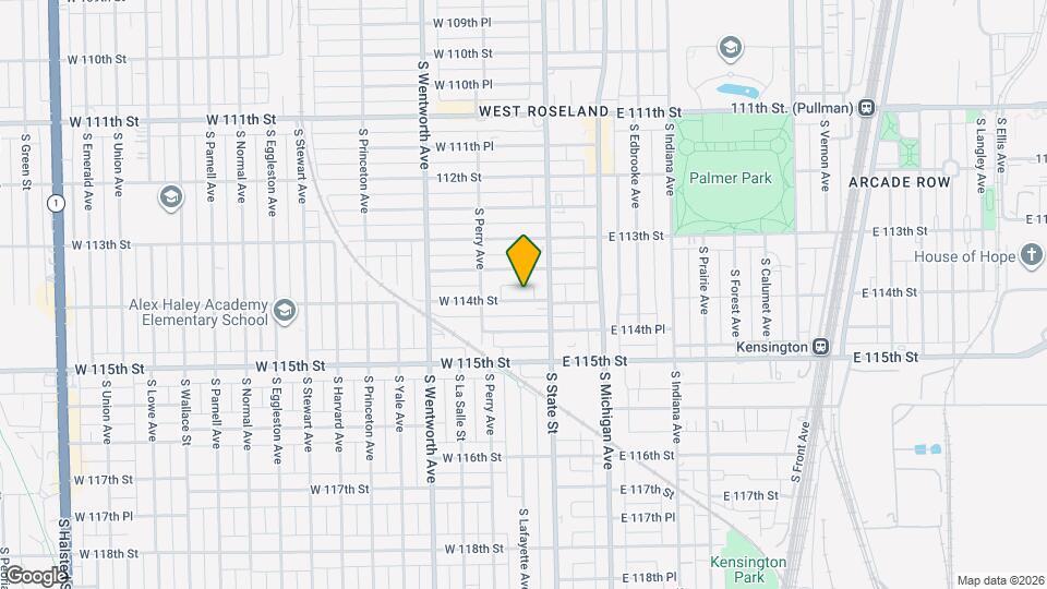 26 W 114th St Map and Location Details