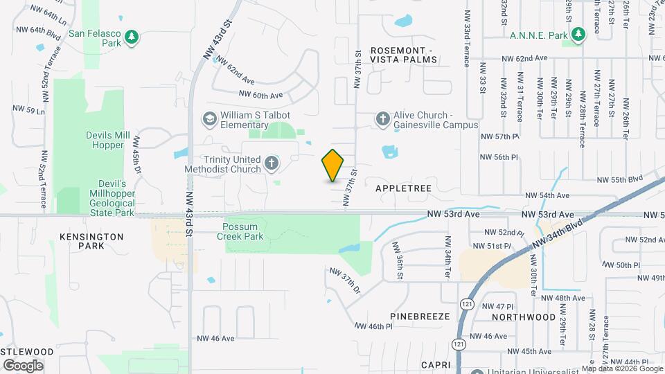 3750 NW 53rd Rd Map and Location Details