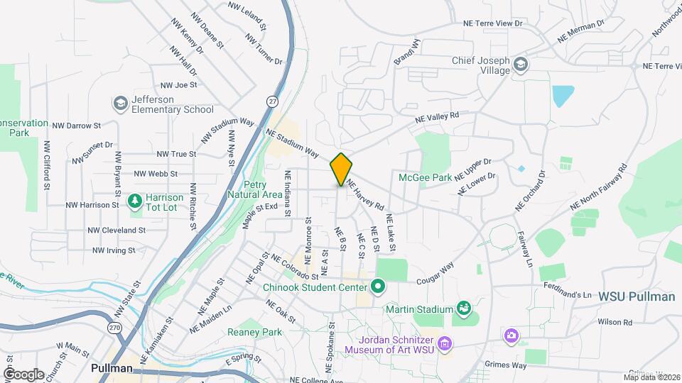 1070 NE B St Mapa y Detalles de la Ubicación