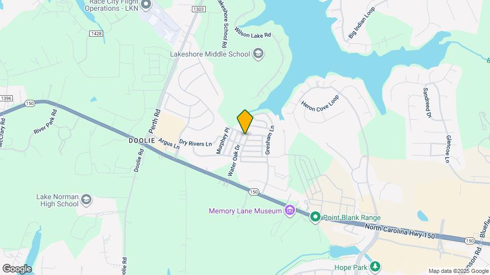 158 Water Oak Dr Map and Location Details
