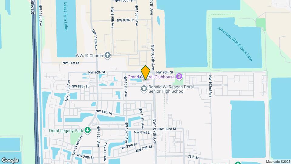 8800 NW 107 Ct Map and Location Details