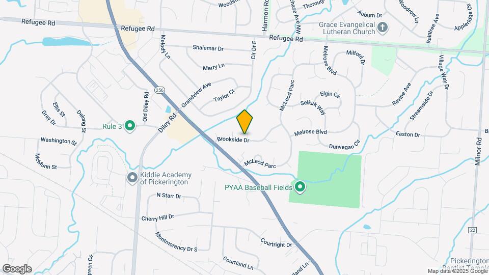 9548 Brookside Dr Map and Location Details