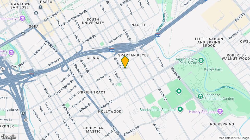 936 S 7th St Map and Location Details