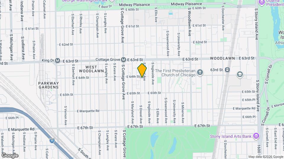 6406 S Drexel Ave Mapa y Detalles de la Ubicación