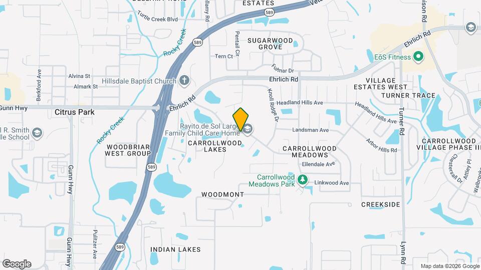 14007 Ridgedale Way Map and Location Details