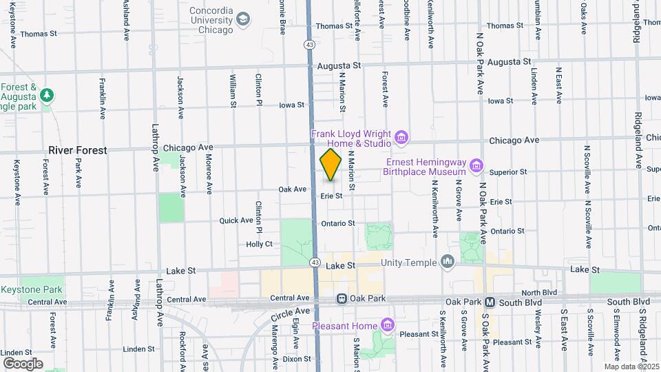 315 N Maple Ave Map and Location Details