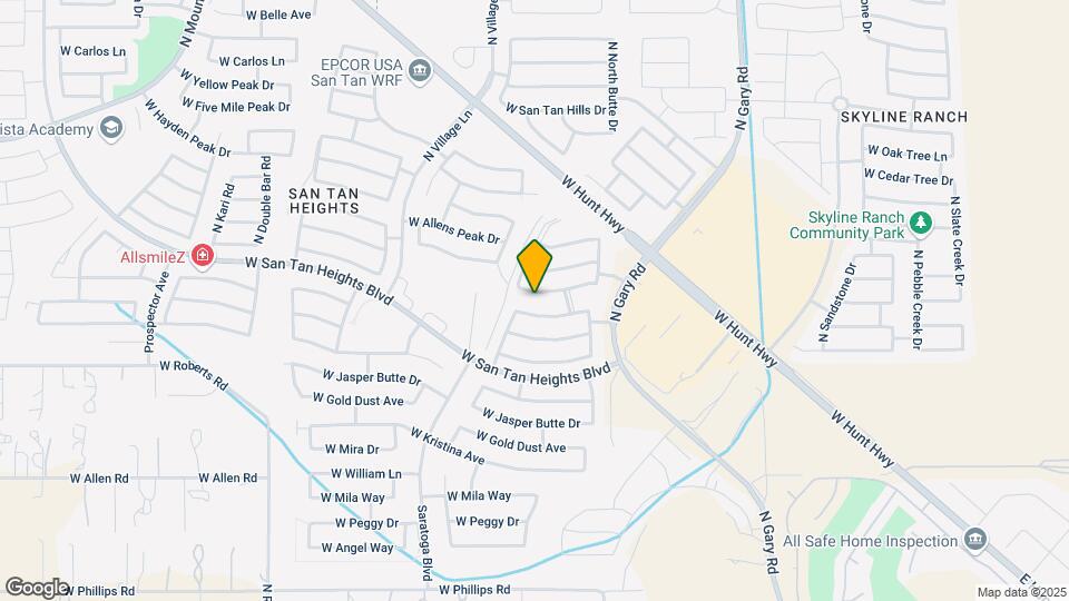 2165 W Tanner Ranch Rd Map and Location Details