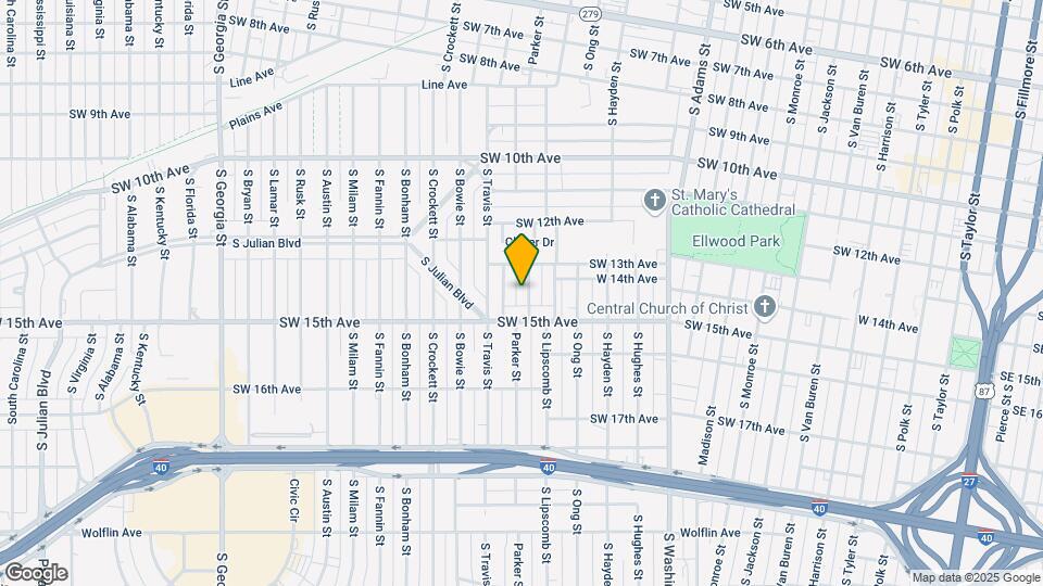 1312 Parker St Map and Location Details