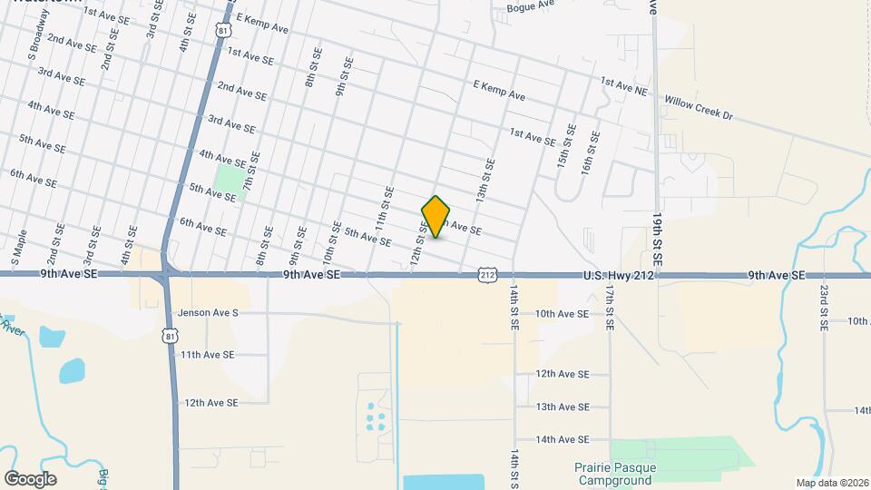 1207 5th Ave SE Map and Location Details