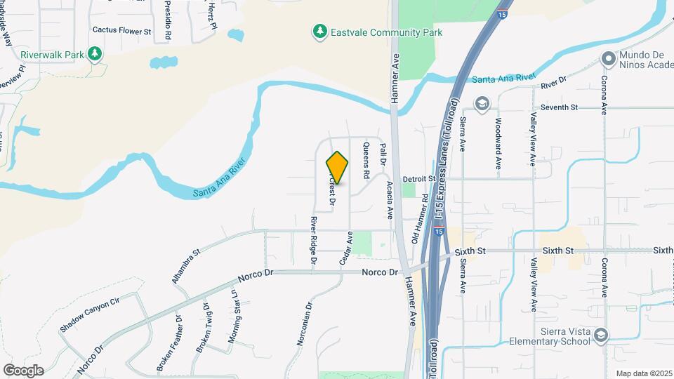 4207 Rimcrest Dr Map and Location Details