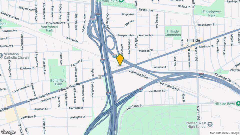 5900 Butterfield Rd Map and Location Details