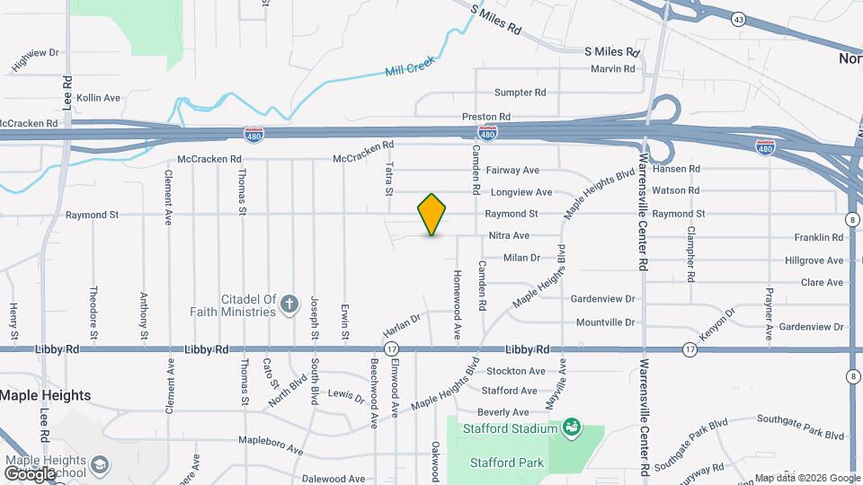 18840 Nitra Ave Map and Location Details
