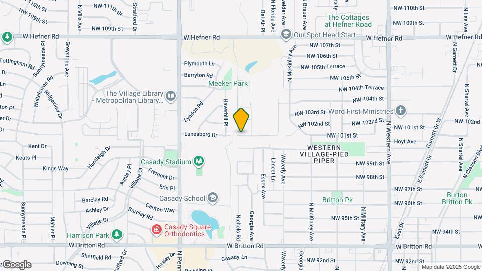 1712 Lanesboro Dr Map and Location Details