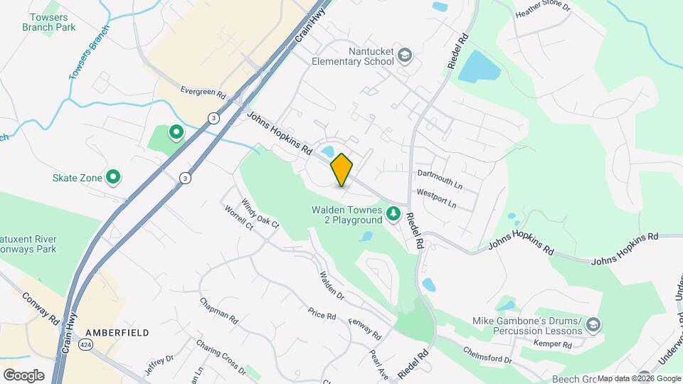 2502 Assabet Ct Map and Location Details