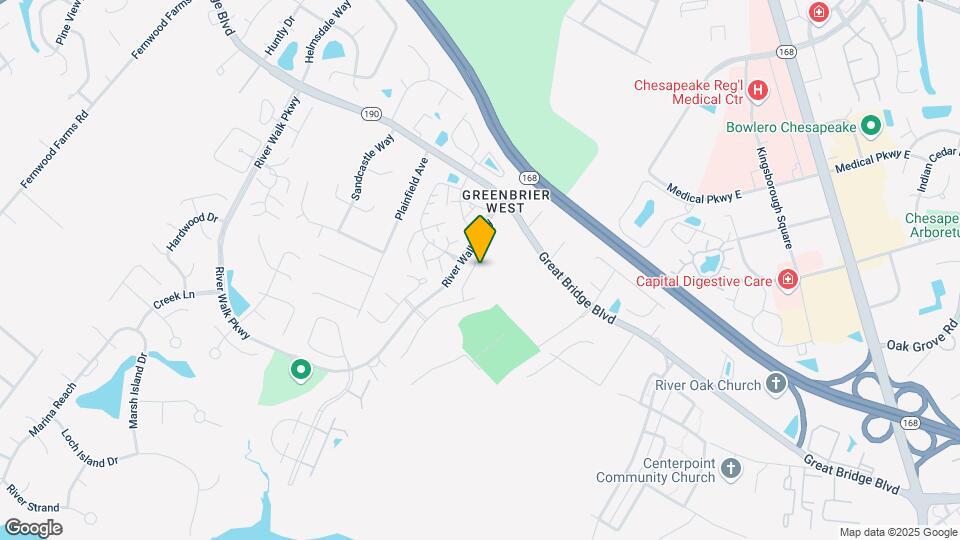 609 Creekside Ct Map and Location Details