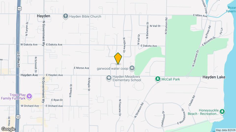 9736 N Ptarmigan Dr Map and Location Details