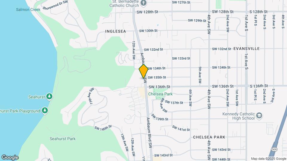 13505 Ambaum Blvd SW Map and Location Details