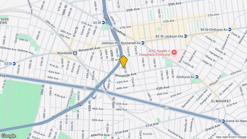 4152 71st St, Unit 1 bedroom apartment Map and Location Details