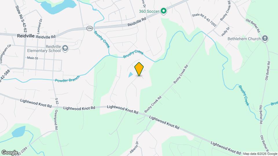 606 Brushwood Rd Map and Location Details