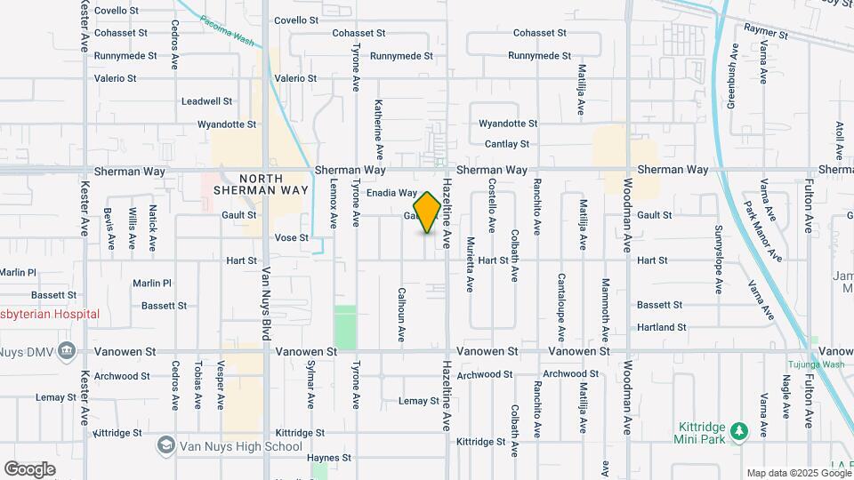 7028 Stansbury Ave Map and Location Details
