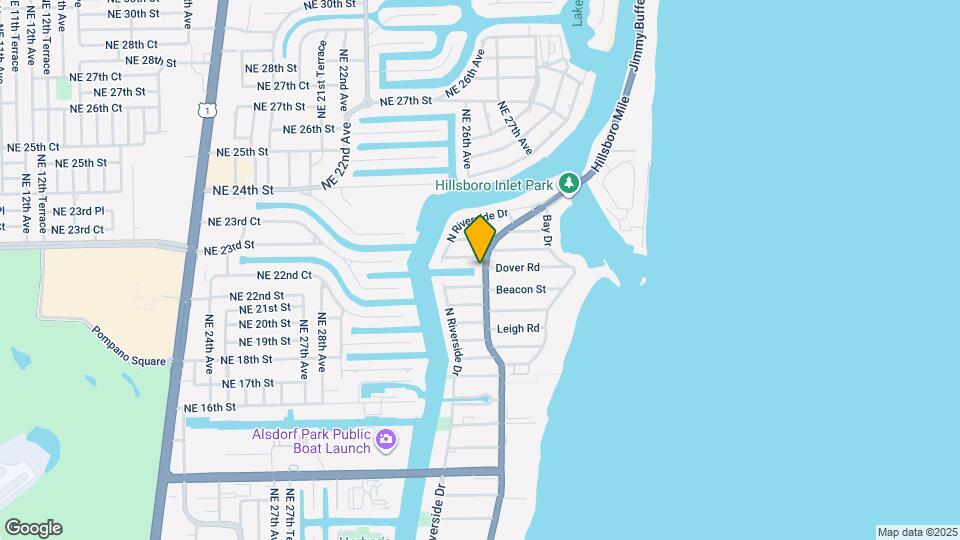 2305 N Ocean Blvd Map and Location Details