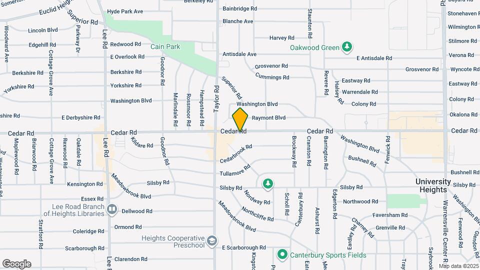 13510 Cedar Rd Map and Location Details