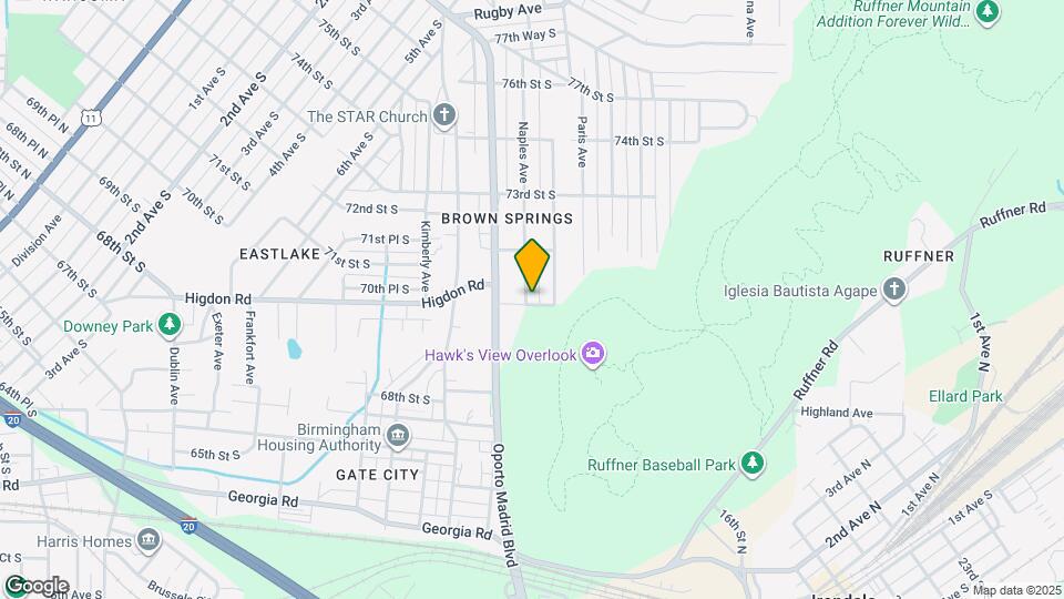 7101 Naples Ave Map and Location Details