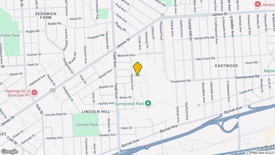 204 Mariposa St Mapa y Detalles de la Ubicación