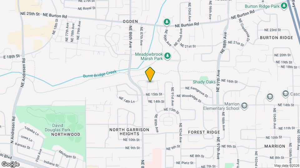 8717 NE 17th St Map and Location Details