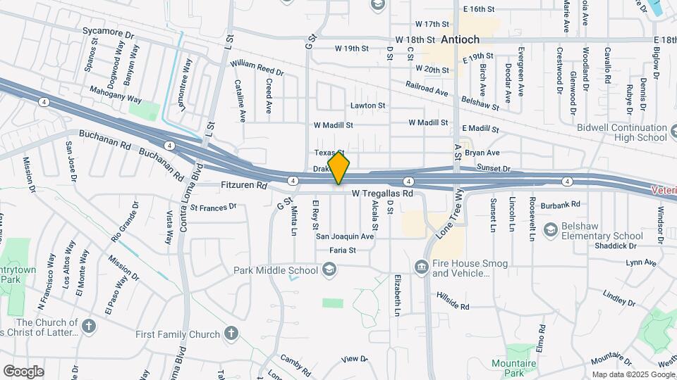 512 W Tregallas Rd Mapa y Detalles de la Ubicación