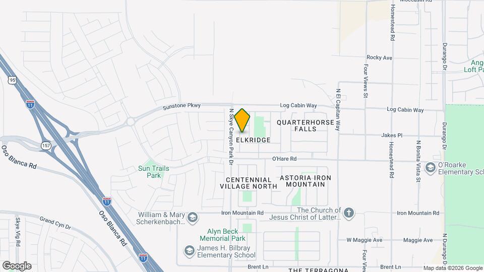 9716 N Fast Elk St Map and Location Details