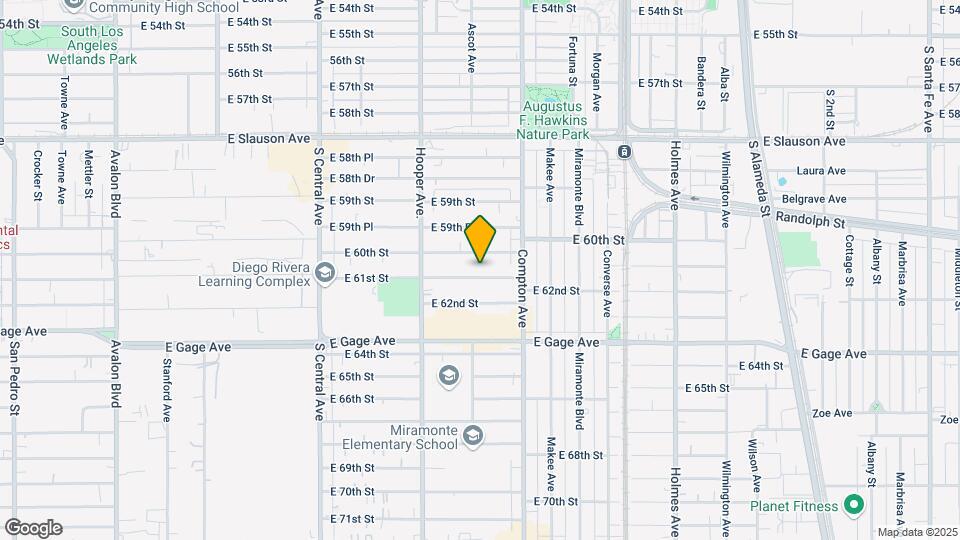 1411 E 61st St Map and Location Details