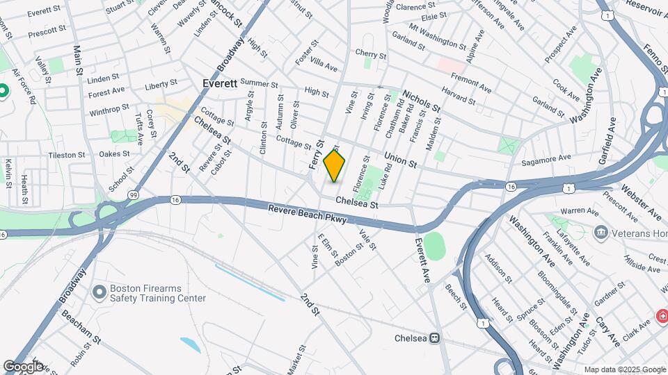 14 Irving St Map and Location Details