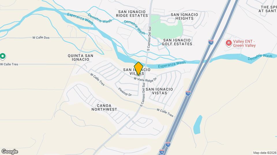 1952 W Demetrie Loop Mapa y Detalles de la Ubicación