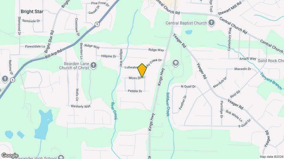 3468 Rocky Creek Dr Map and Location Details