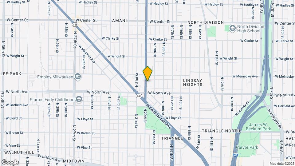 2344 N 20th St Map and Location Details