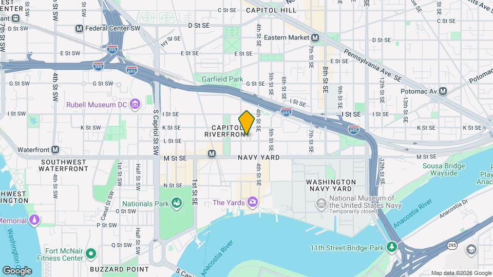 308 L St SE Map and Location Details