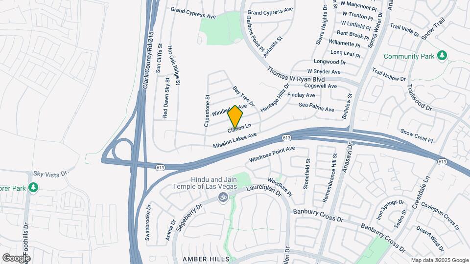 10801 Clarion Ln Map and Location Details
