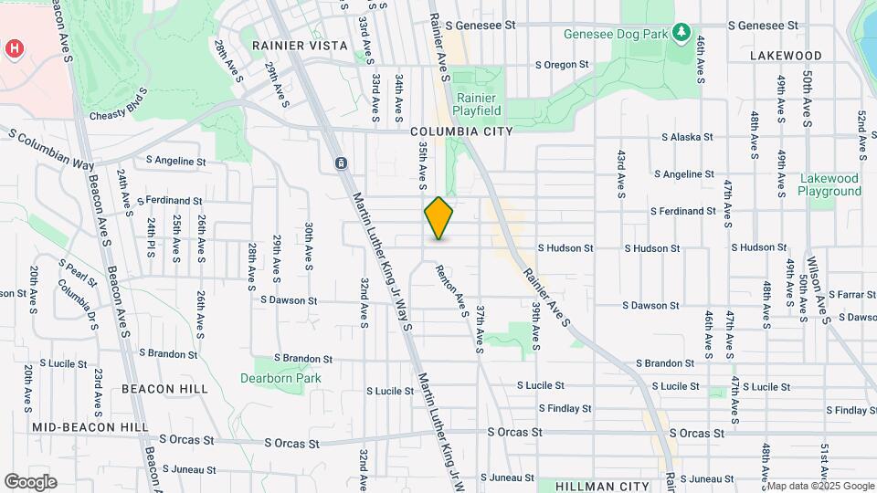 3551 S Hudson St Map and Location Details