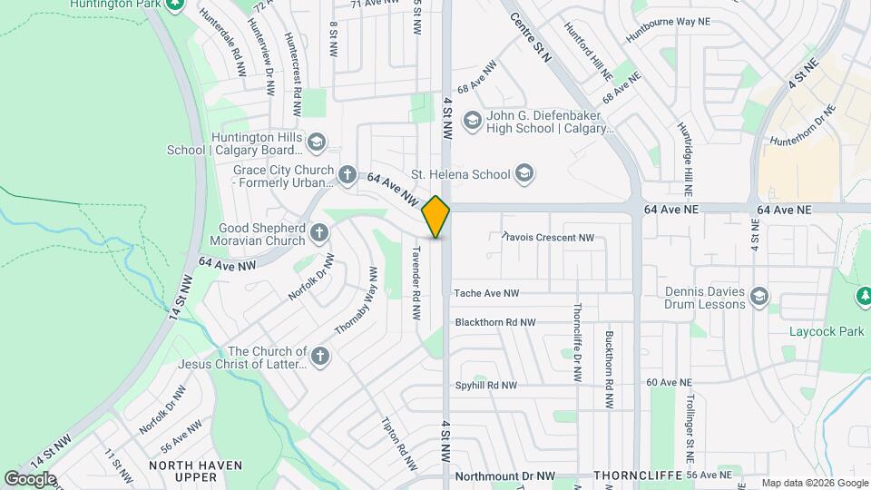 6333-6334 4 St NW Map and Location Details