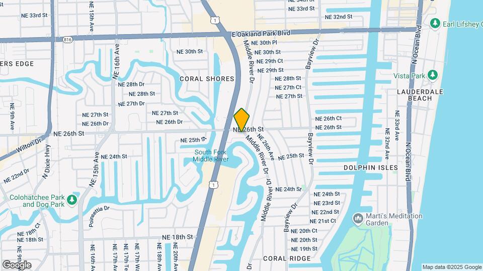 Coral Ridge Triplex Map and Location Details
