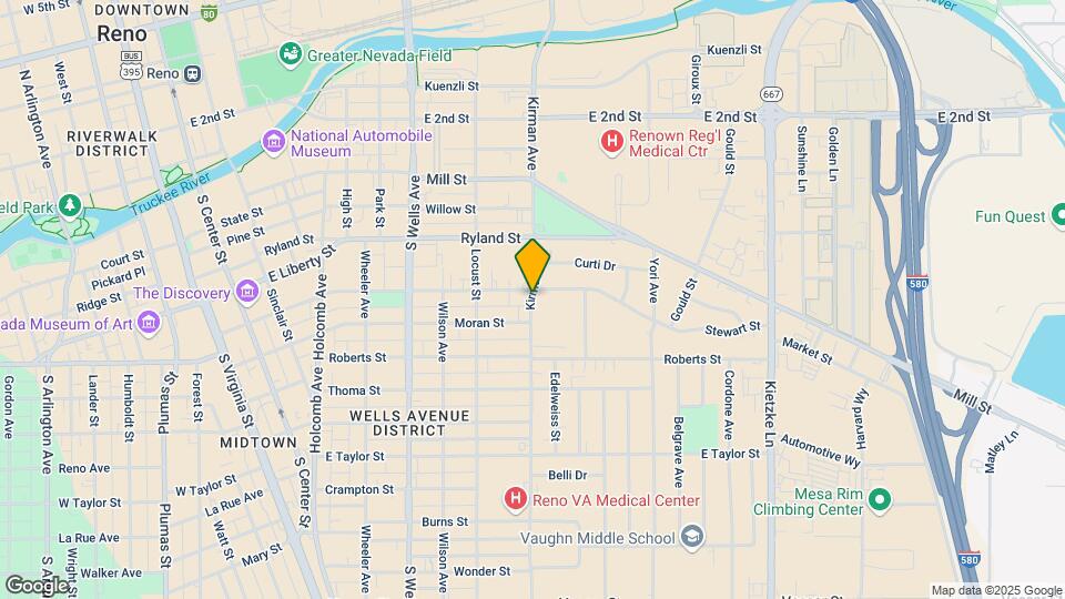 414 Kirman Ave., Unit B Map and Location Details