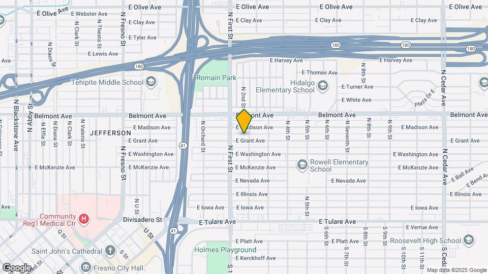 3153 E Grant Ave Map and Location Details