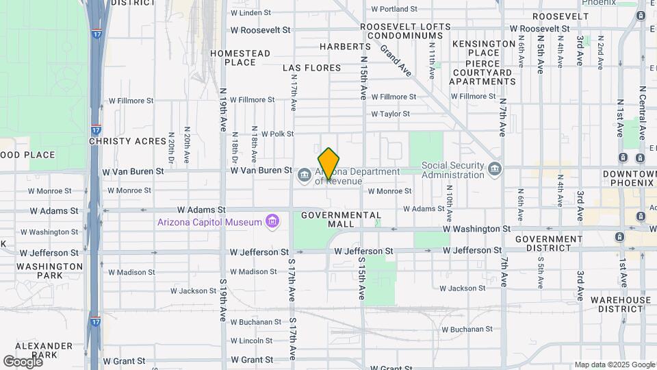 16th Ave Apartments Mapa y Detalles de la Ubicación