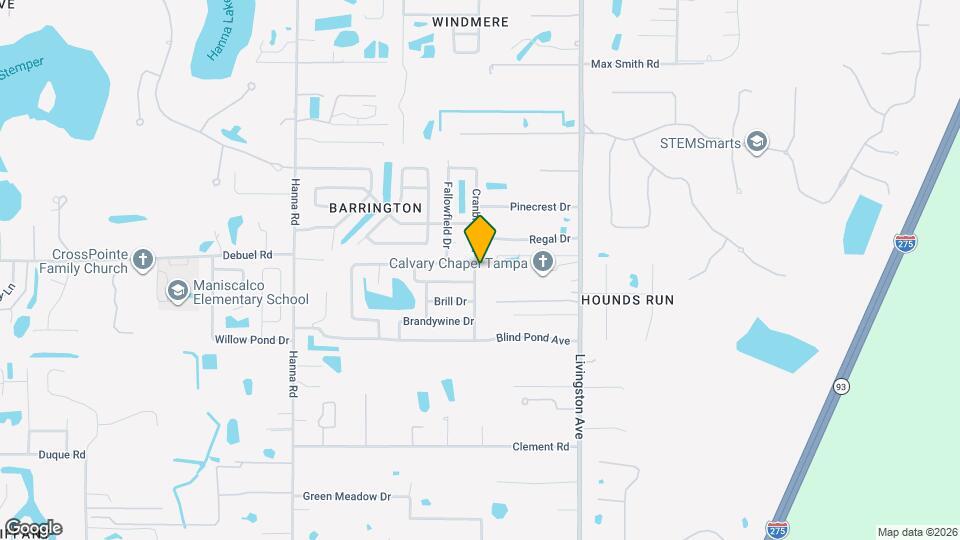 17703 Cranbrook Dr Map and Location Details