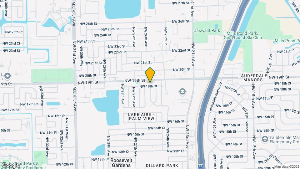 2541 NW 18th Ct Map and Location Details