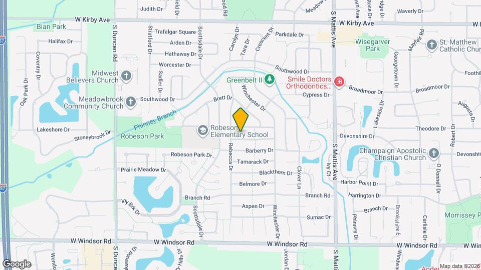 2314 Glenoak Dr Map and Location Details