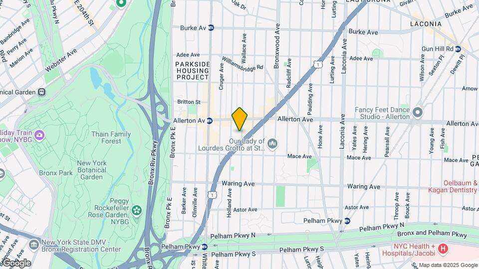 2513 Wallace Ave Map and Location Details